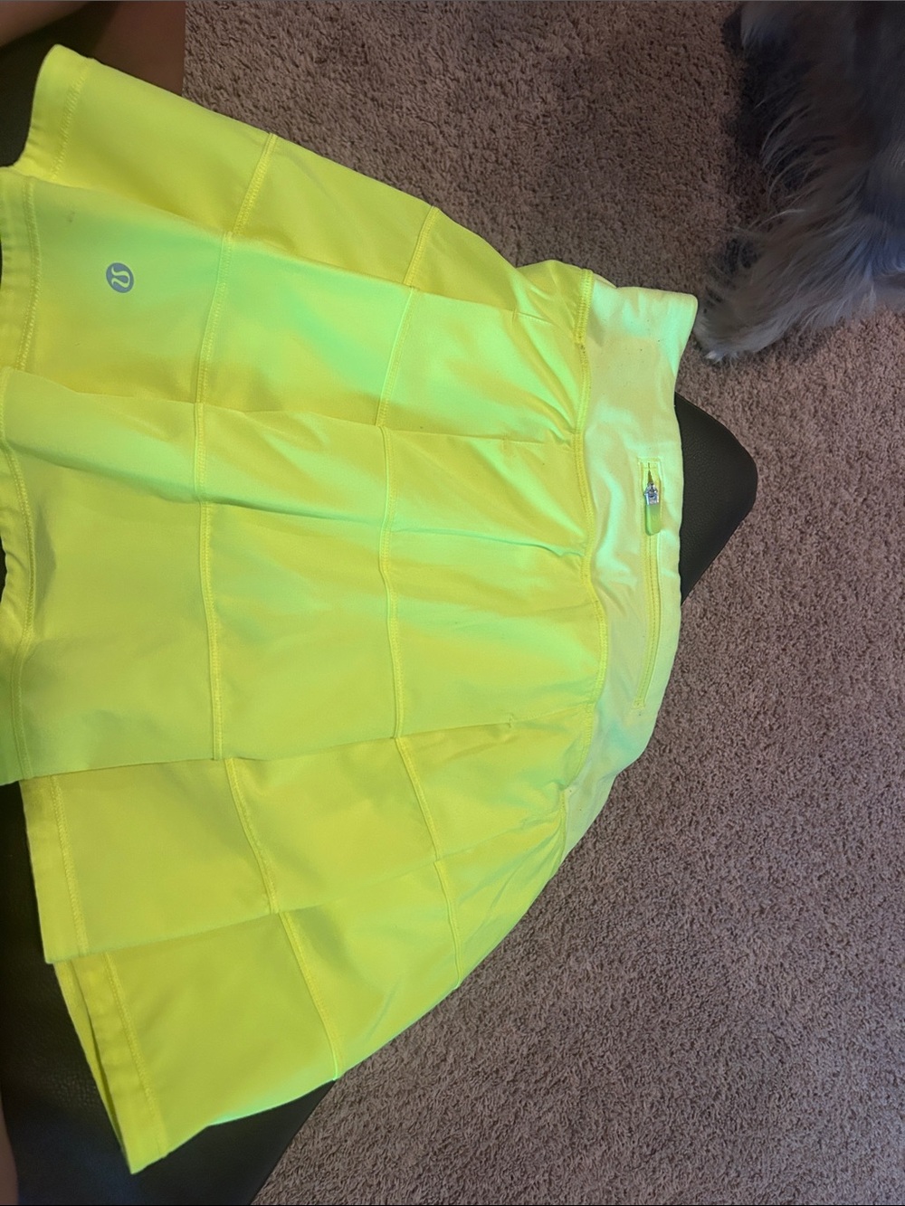 lululemon athletica Women's Neon Lime Circle Skirt